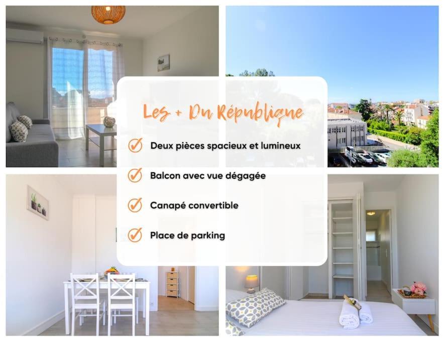Apartmán Le Republique By Apirent #Balcon #Climatisation #Parking Cannes Exteriér fotografie